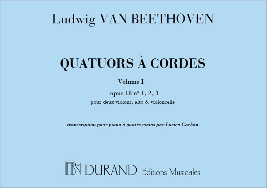 Quatuors Vol 1 4 Ms